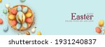 festive easter horizontal... | Shutterstock .eps vector #1931240837
