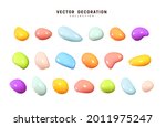 liquid 3d shapes with colorful... | Shutterstock .eps vector #2011975247