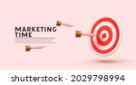 marketing time concept.... | Shutterstock .eps vector #2029798994