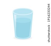 glass of water  drinking water  ... | Shutterstock .eps vector #1916233244