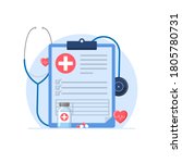 medical check up  medical... | Shutterstock .eps vector #1805780731