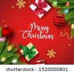 christmas greeting vector... | Shutterstock .eps vector #1520000801