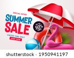 summer sale vector banner... | Shutterstock .eps vector #1950941197