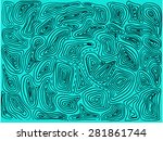 mesh lace pattern. vector... | Shutterstock .eps vector #281861744