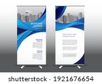 rollup template vector... | Shutterstock .eps vector #1921676654