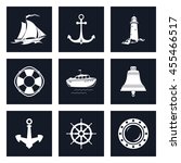 Set Of Marine Icons   Sailing...