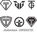 tg logo. custom logo monogram....