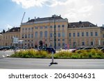 Small photo of Vienna, Austria, July 13, 2021. The MuseumsQuartier Wien, MQ, is a cultural complex, housed in the former imperial stables. It is one of the largest cultural complexes in the world