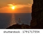Sunset At Akrotiri Lighthouse...