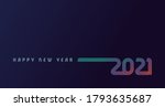 happy new year 2021 colored... | Shutterstock .eps vector #1793635687