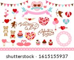 this is valentine illustration... | Shutterstock .eps vector #1615155937