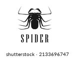 spider logo template. spider... | Shutterstock .eps vector #2133696747