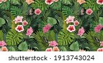 Exotic Tropical Pattern With...