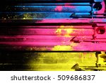 CMYK ink toner ,abstract