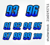 simple star racing start number ... | Shutterstock .eps vector #2160192711
