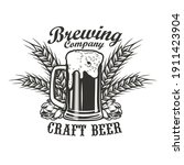 brewing company emblem design.... | Shutterstock .eps vector #1911423904