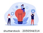 creative idea  working process... | Shutterstock .eps vector #2050546514
