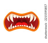 Mouth Of Monster Vector...