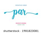 Par Lettering Logo Is Simple ...