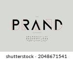 vector of stylized brand... | Shutterstock .eps vector #2048671541