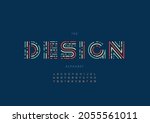 vector of stylized design... | Shutterstock .eps vector #2055561011