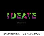 vector of stylized ideate... | Shutterstock .eps vector #2171985927