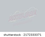 vector of stylized skyline... | Shutterstock .eps vector #2172333371