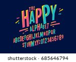 vector of colorful stylized... | Shutterstock .eps vector #685646794