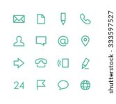 Contacts Icon Set   Vector...