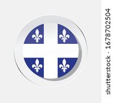 Quebec Country Flag Circle Icon ...