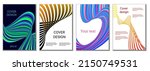 a set of 4 abstract covers.... | Shutterstock .eps vector #2150749531