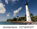 Beach Florida Lighthouse. Cape...