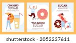 sugar addicted young people... | Shutterstock .eps vector #2052237611