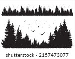 pine trees. natural forest.... | Shutterstock .eps vector #2157473077