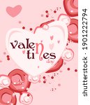 valentines day trending... | Shutterstock .eps vector #1901222794