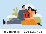 buying house  relocation to a... | Shutterstock .eps vector #2061267491