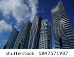 Small photo of skyscrapers in sky contemporaneous architecture Miami