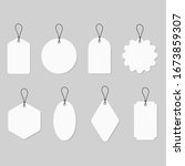 set white labels in different... | Shutterstock .eps vector #1673859307