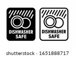 "dishwasher safe" to high... | Shutterstock .eps vector #1651888717