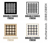 "durable fabric finish" vector... | Shutterstock .eps vector #2088158854