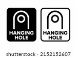 "hanging hole" vector... | Shutterstock .eps vector #2152152607