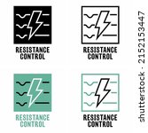 "resistance control" vector... | Shutterstock .eps vector #2152153447