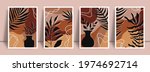 botanical wall art abstract... | Shutterstock .eps vector #1974692714