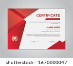 creative certificate of... | Shutterstock .eps vector #1670000047