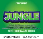 Cartoon 'jungle' Text Effect...