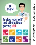 protect yourself and others... | Shutterstock .eps vector #1653785377
