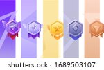 set of game rating icons with... | Shutterstock .eps vector #1689503107