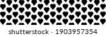 pattern with black hearts.... | Shutterstock . vector #1903957354