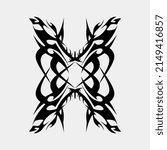 vector maori tattoo sharp ... | Shutterstock .eps vector #2149416857