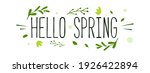 hello spring typography framed... | Shutterstock .eps vector #1926422894